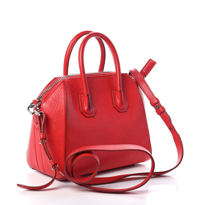 Givenchy Sugar Goatskin Mini Antigona Red 2 of 4