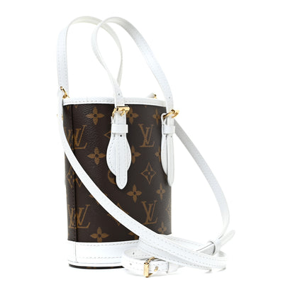 Louis Vuitton Monogram LV Match Nano Bucket Bag White 4 of 12