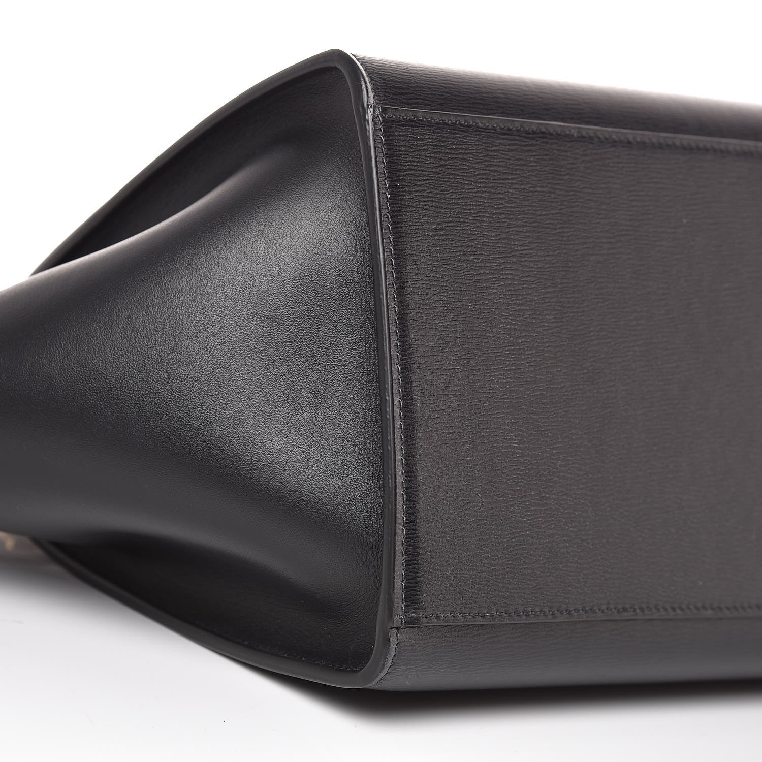 Celine Liege Calfskin Small Trapeze Black 7 of 8