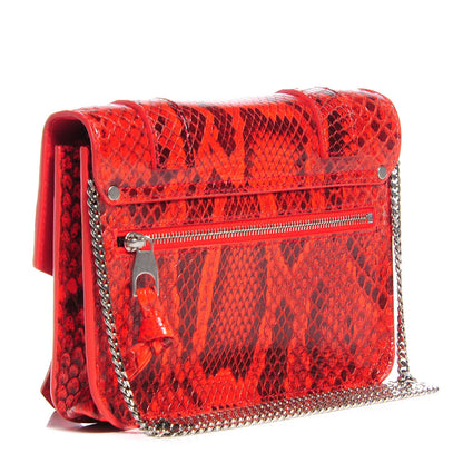 Proenza Schouler Python PS1 Large Chain Wallet Poppy 3 of 6