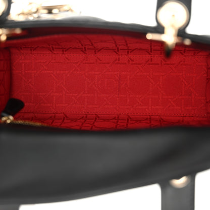 Christian Dior Lambskin Cannage Small My ABCDior Lady Dior Black 5 of 11