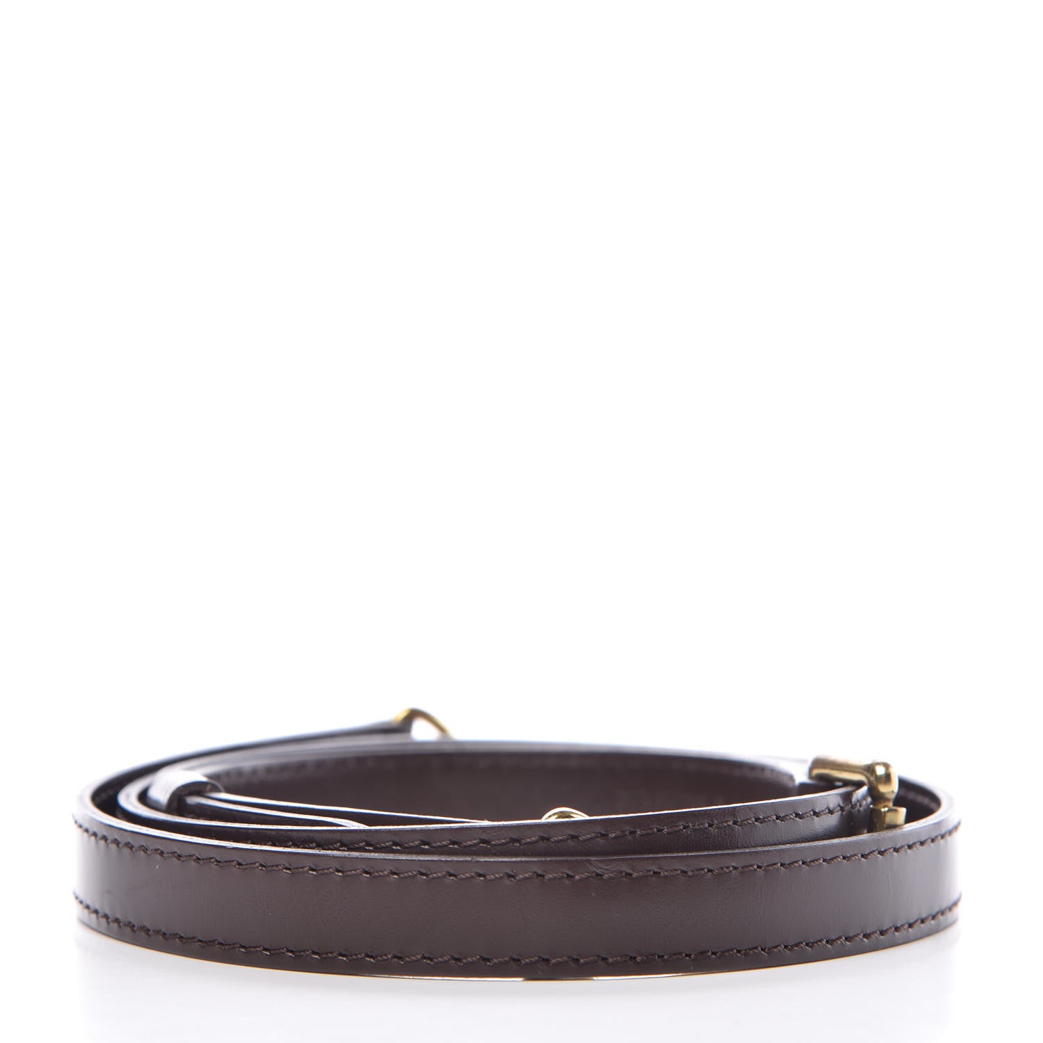 Louis Vuitton Calfskin 16mm Adjustable Shoulder Strap Brown 2 of 5