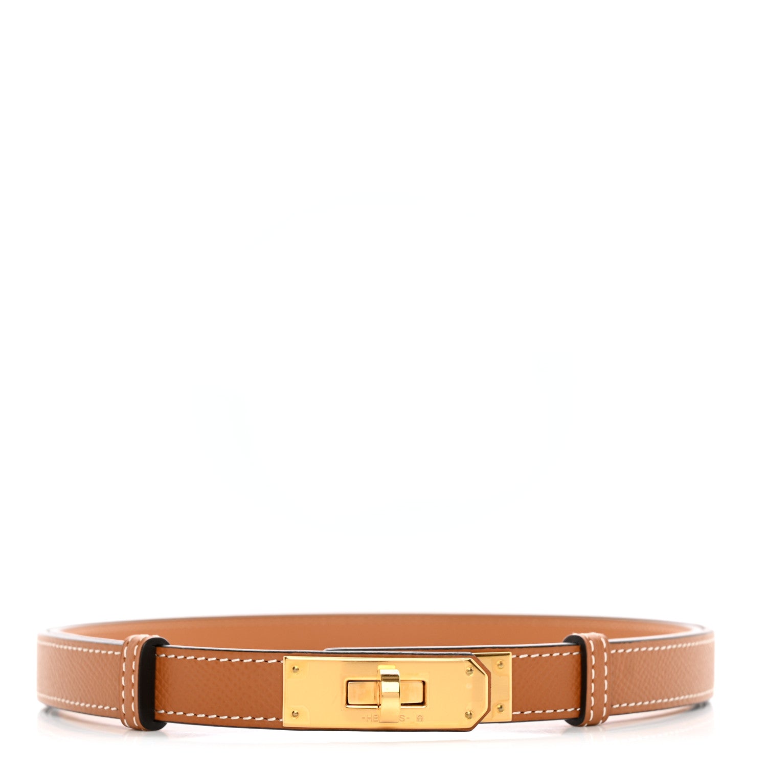 Hermes Epsom Kelly Belt Gold 1 of 5