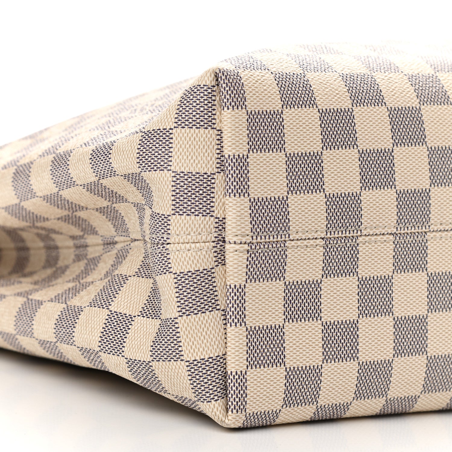Louis Vuitton Damier Azur Graceful MM Rose Ballerine 7 of 9