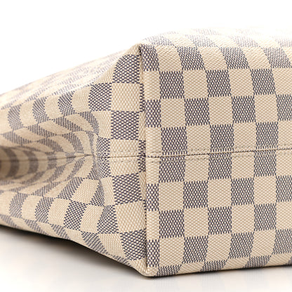 Louis Vuitton Damier Azur Graceful MM Rose Ballerine 7 of 9