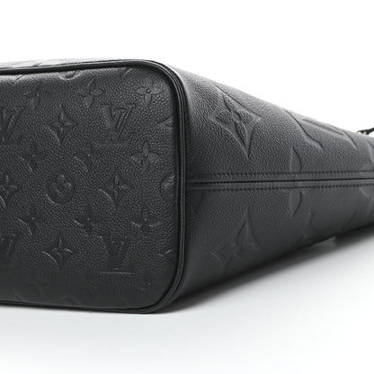 Louis Vuitton Empreinte Monogram Giant Neverfull MM Black 11 of 12