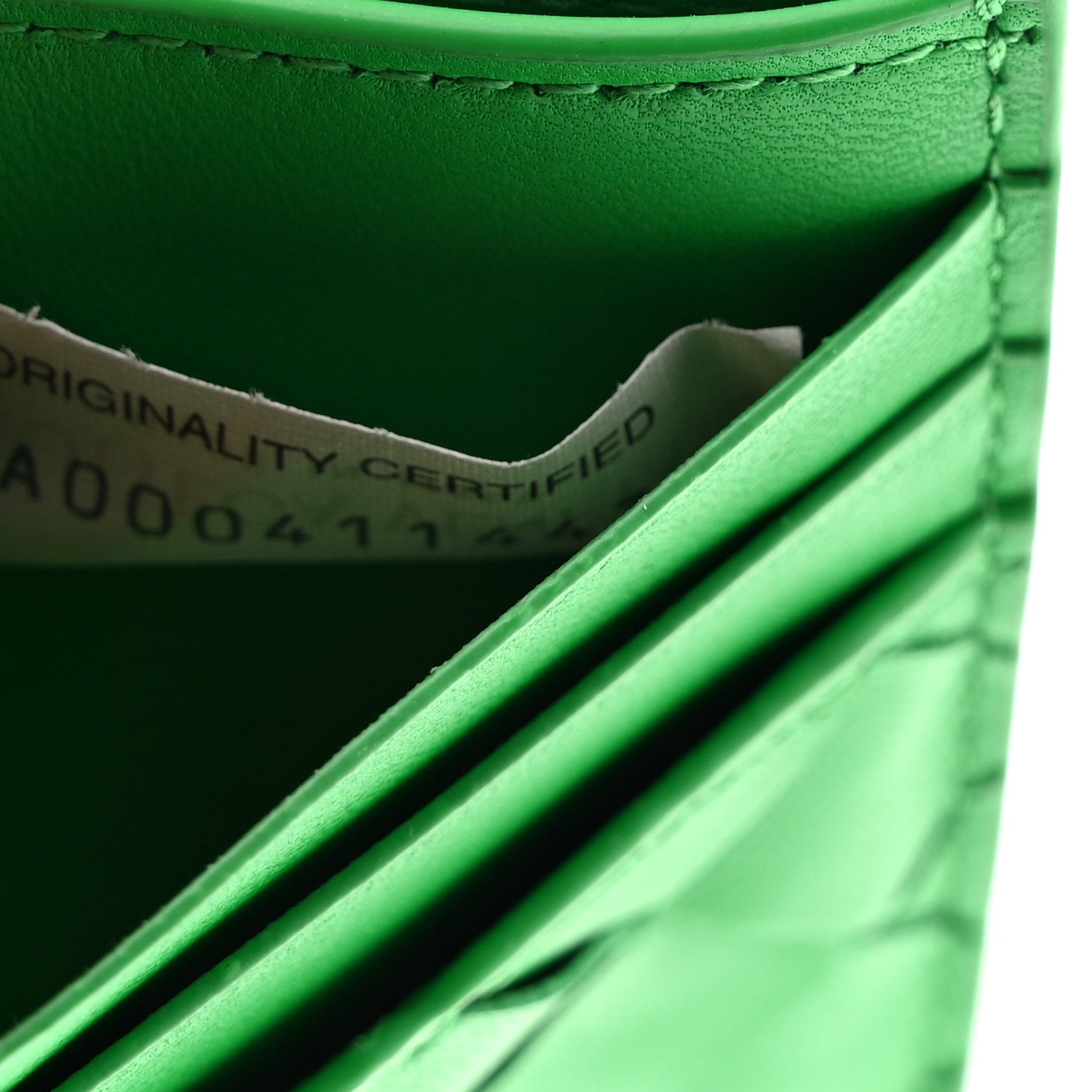 Bottega Veneta Nappa Intrecciato Card Holder Parakeet 7 of 7
