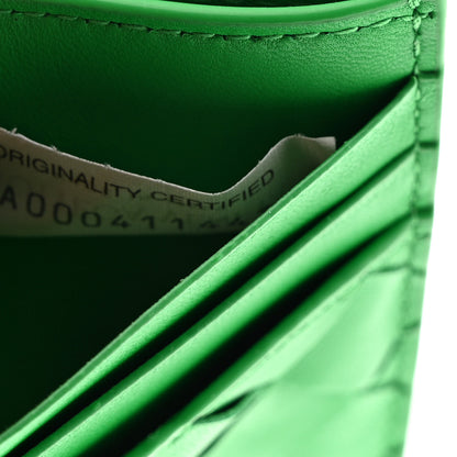 Bottega Veneta Nappa Intrecciato Card Holder Parakeet 7 of 7