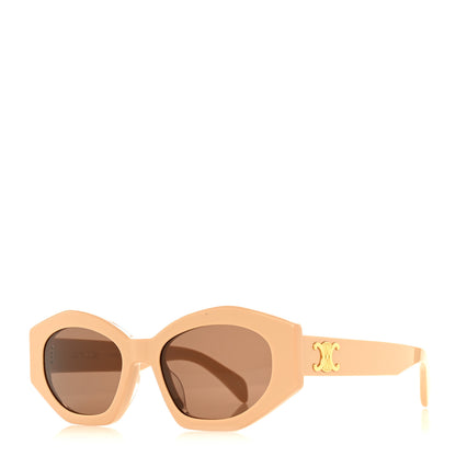 Celine Acetate Triomphe 01 Sunglasses CL 40238U Beige 1 of 7