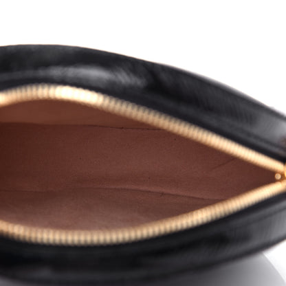Gucci Suede Patent Web Mini Ophidia Round Shoulder Bag Black 5 of 10