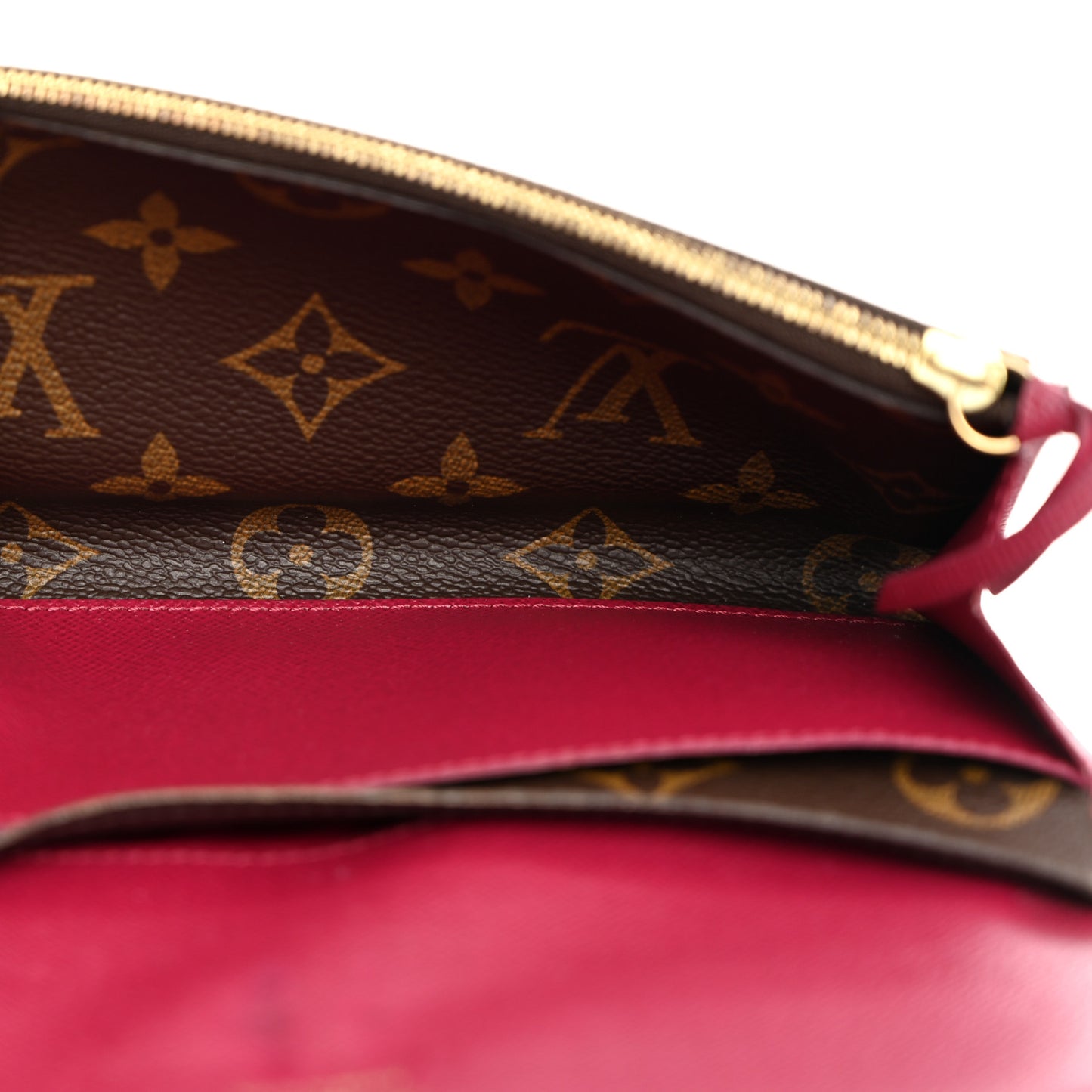 Monogram Emilie Wallet Fuchsia