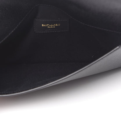 Saint Laurent Grain De Poudre Uptown Pouch Black 5 of 8