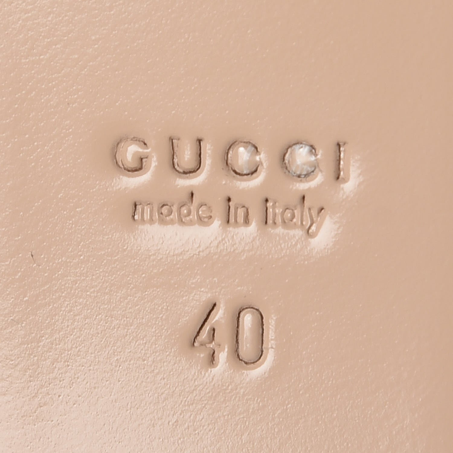 Gucci Metallic Nappa Willow Pearl Thong Sandals 40 Gold 6 of 9