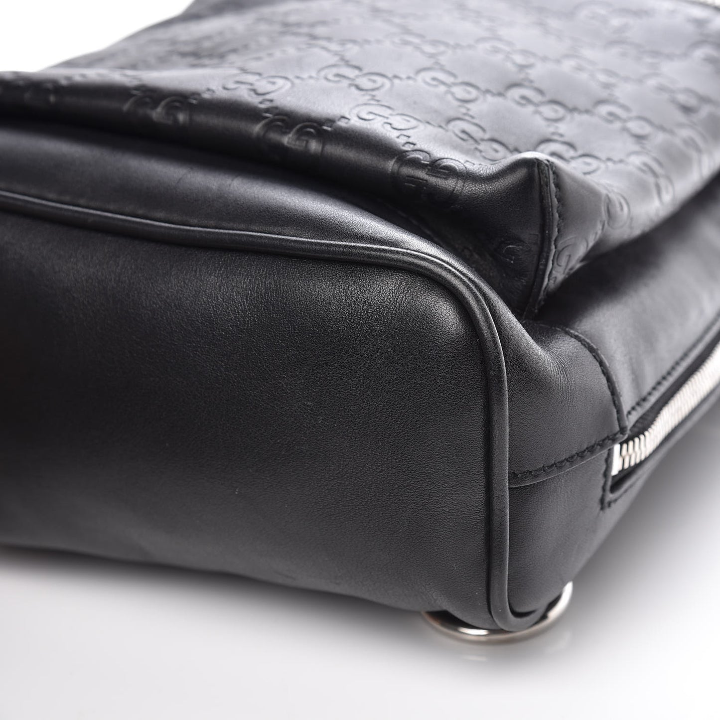 Guccissima Sling Backpack Black