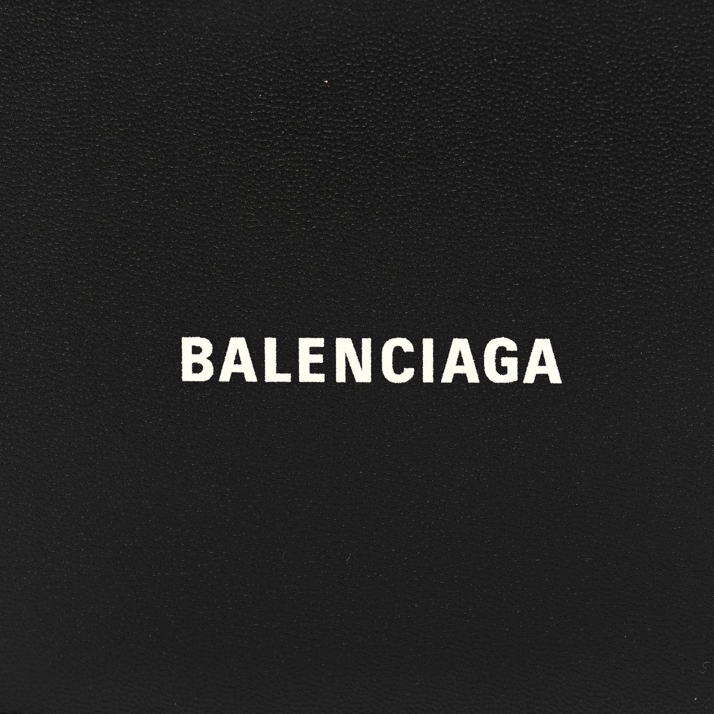 Calfskin Logo Cash Square Bi-Fold Wallet Black White