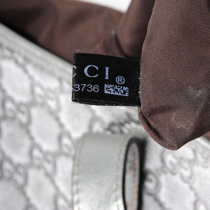 Gucci Guccissima Large Tote Silver 7 of 10