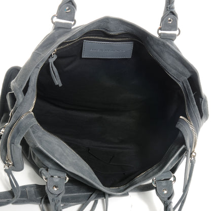Balenciaga Baby Daim Suede Marble Hardware City Grey 5 of 9