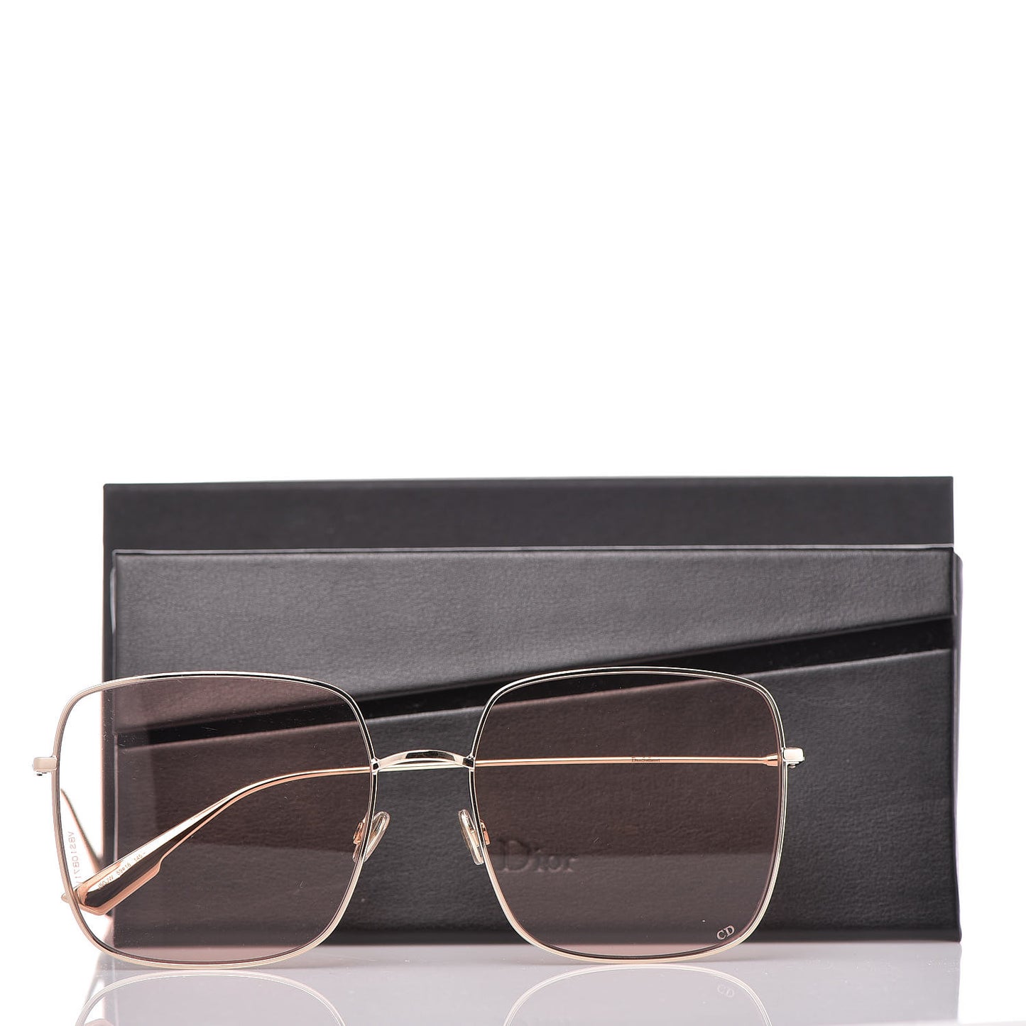 Metal DiorStellaire 1 Sunglasses Coral