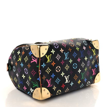 Louis Vuitton Monogram Multicolor Speedy 30 Black 4 of 5