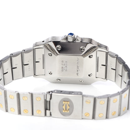 Cartier Stainless Steel 18K Yellow Gold 29mm Santos De Cartier Galbee Automatic Watch 5 of 6