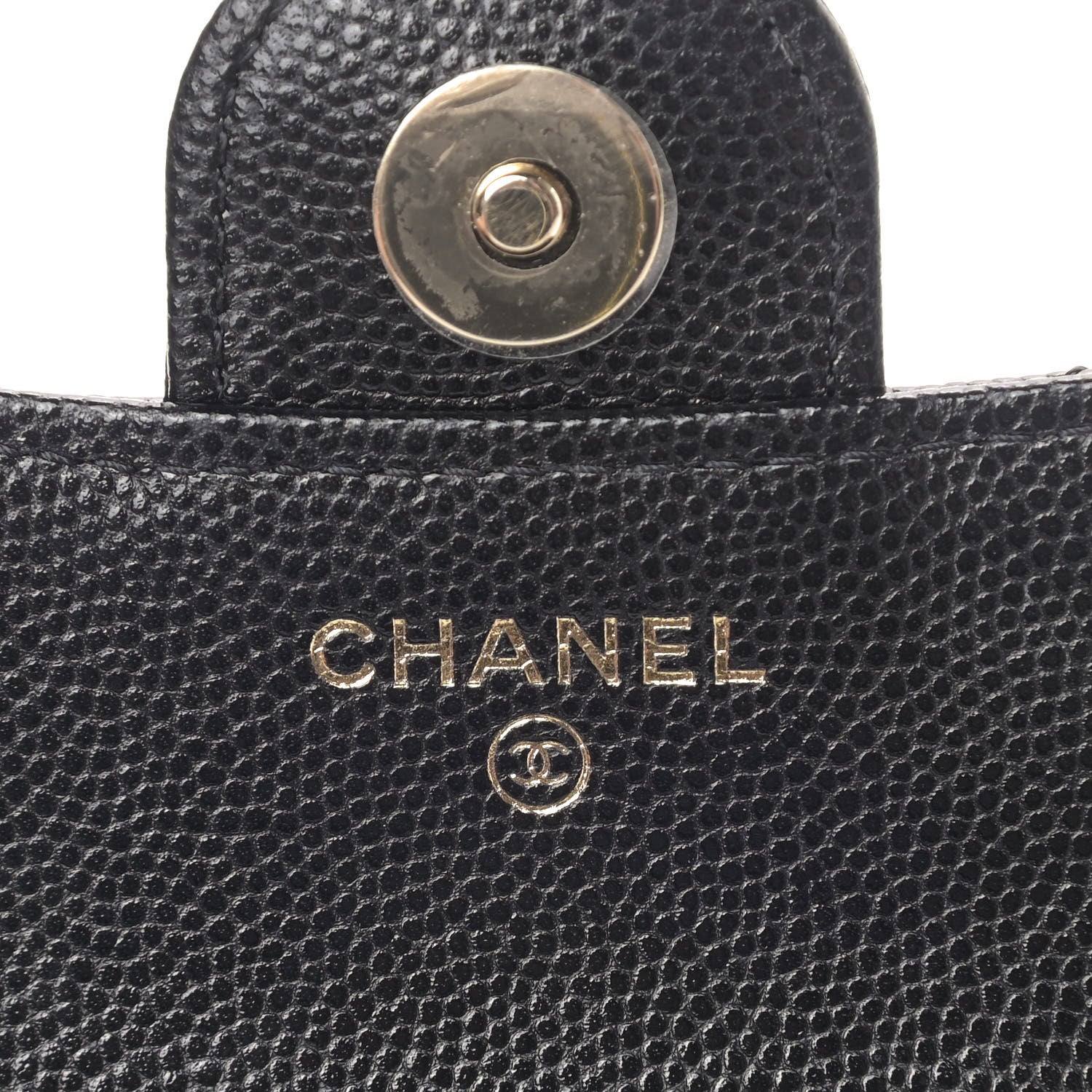 Chanel Caviar Quilted Flap Phone Holder With Chain Black 9 of 11
