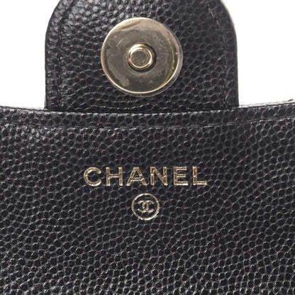 Chanel Caviar Quilted Flap Phone Holder With Chain Black 9 of 11