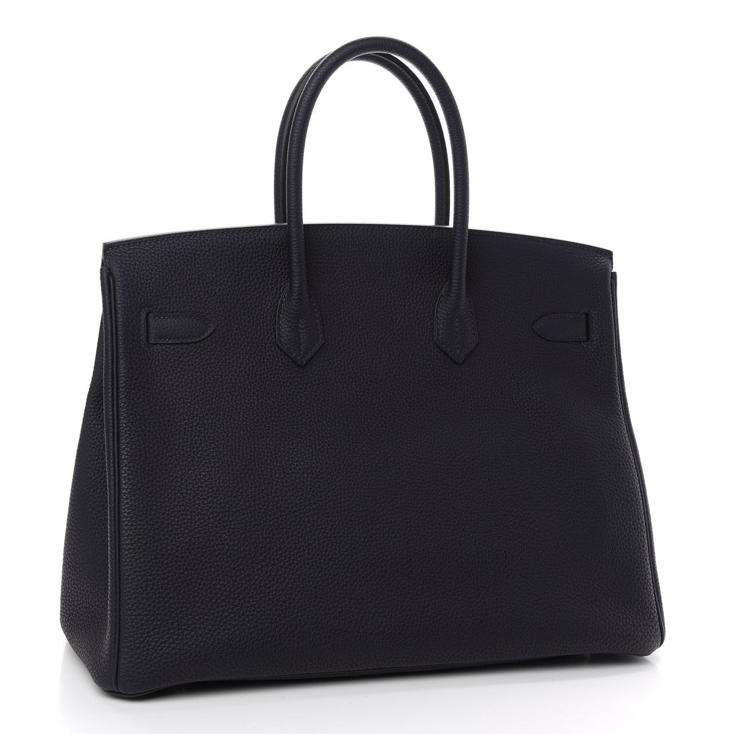 Togo Swift Officier Birkin 35 Bleu Nuit Vert Cypress