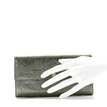 Louis Vuitton Vernis Sarah Wallet Givre 2 of 10