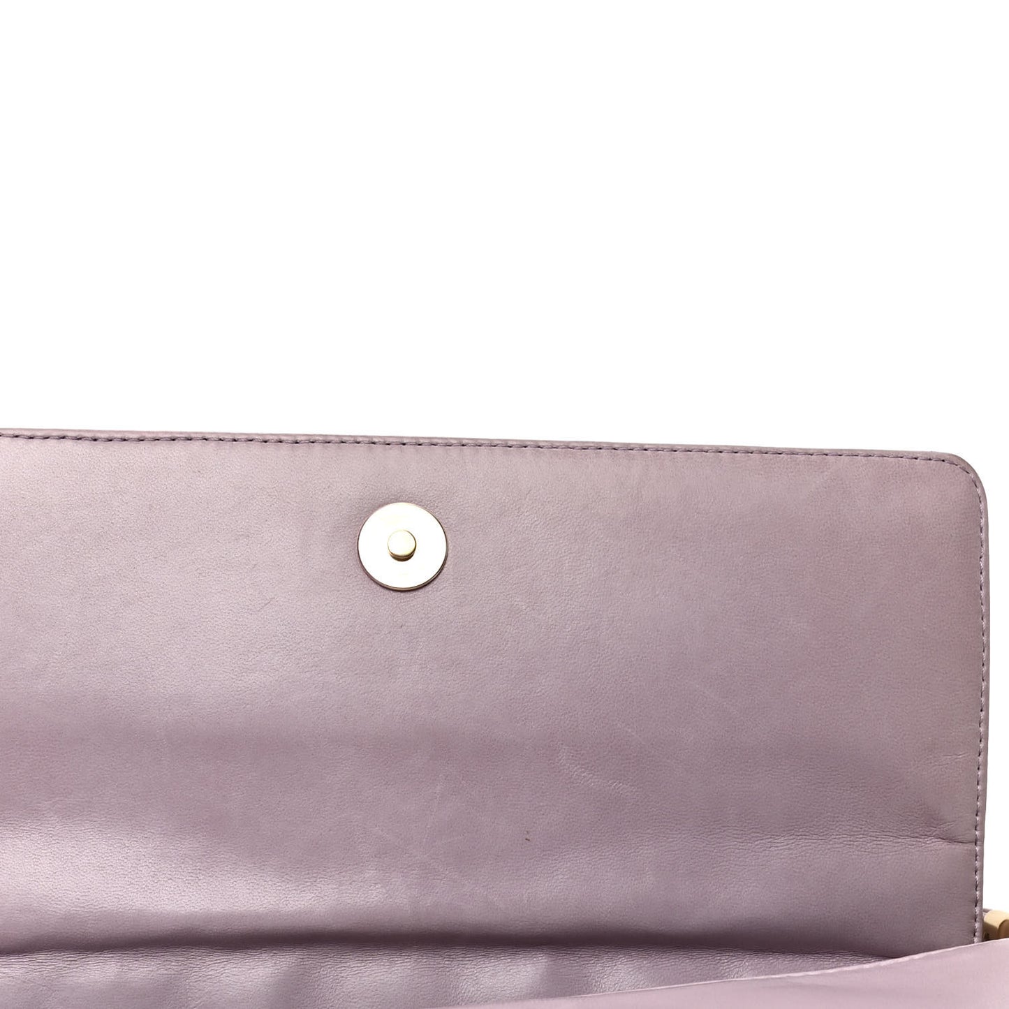 Lambskin Quilted CC Chocolate Bar Flap Pink