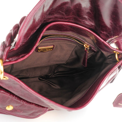 Miu Miu Matelasse Lux Coffer Hobo Ribes 5 of 8