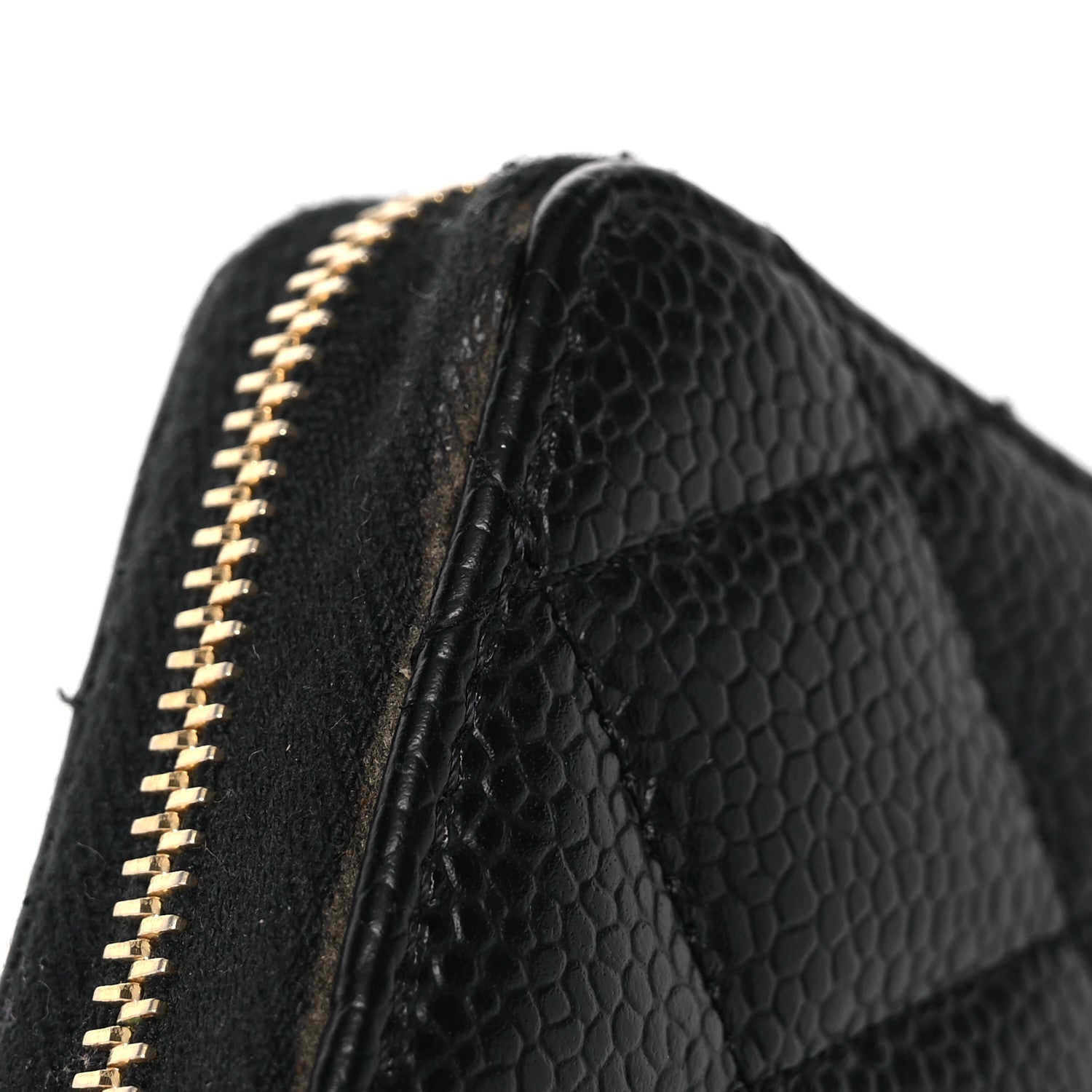 Chanel Caviar Quilted Classic Zipped Coin Purse Black 12 of 13