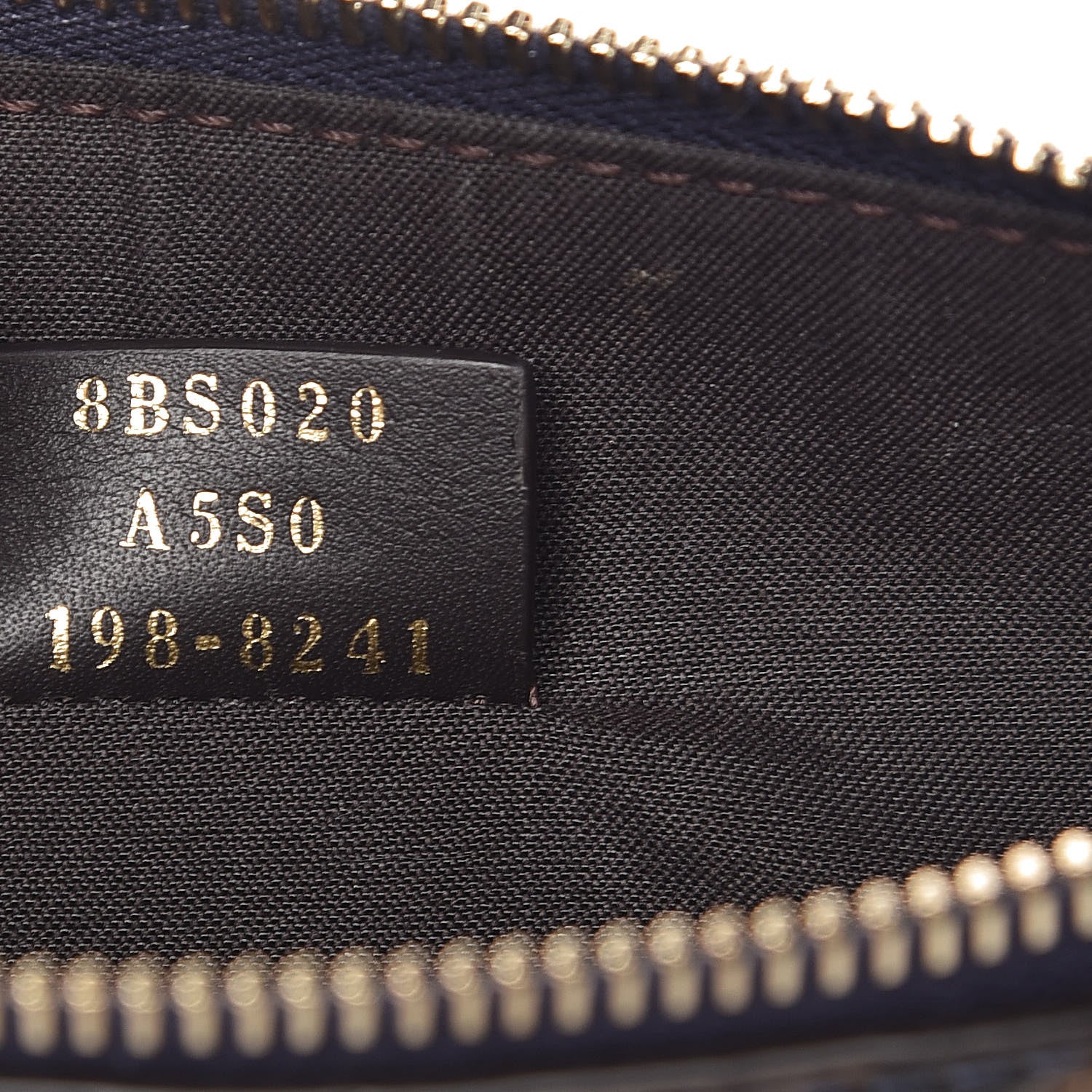 Fendi X FILA Vitello Century Mania Bi-Color FF 1974 Embossed Small Flat Clutch Nebula Blueberry Multicolor 7 of 11