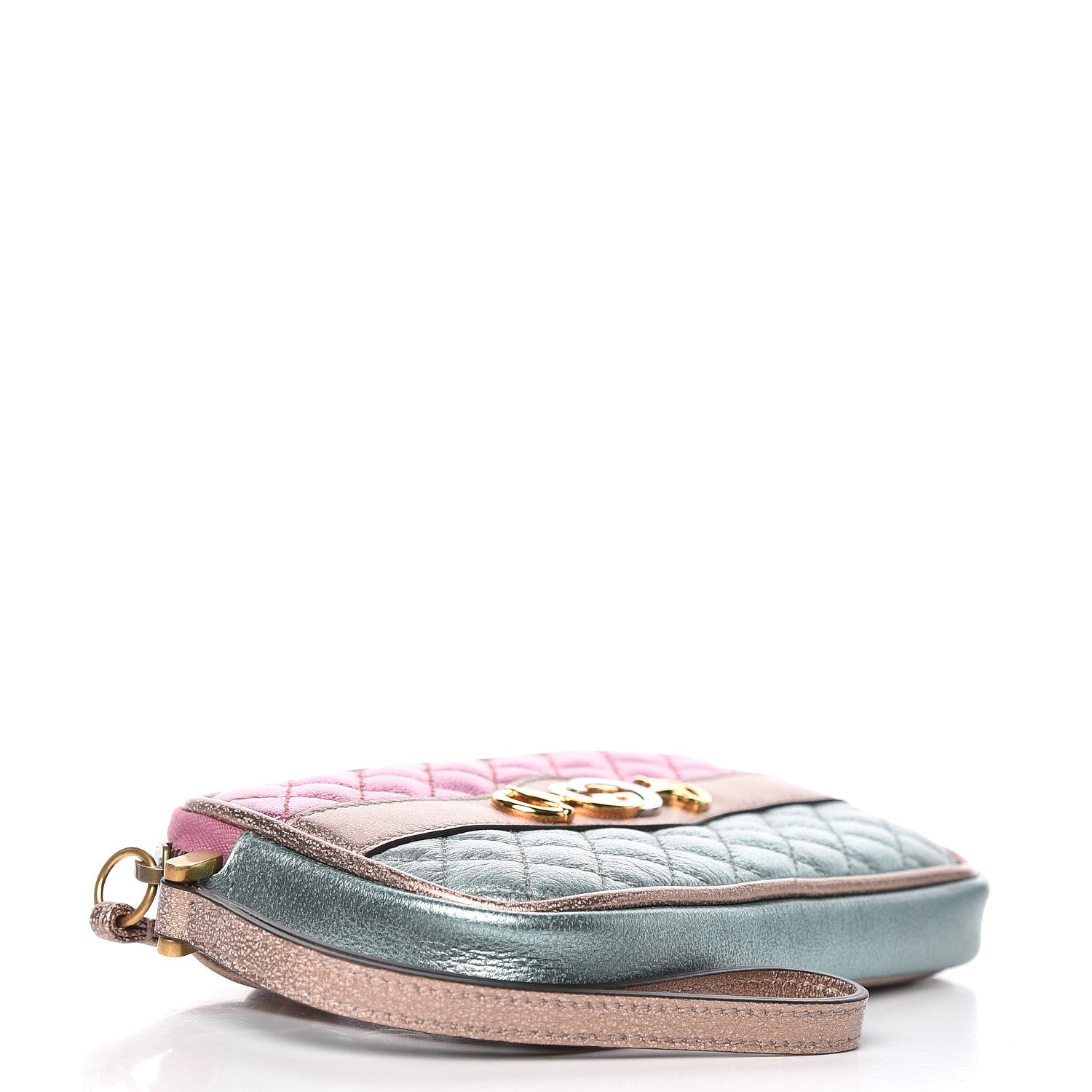 Gucci Laminated Nappa Trapuntata Zumi iPhone Case Rosa Lago Rame 4 of 10