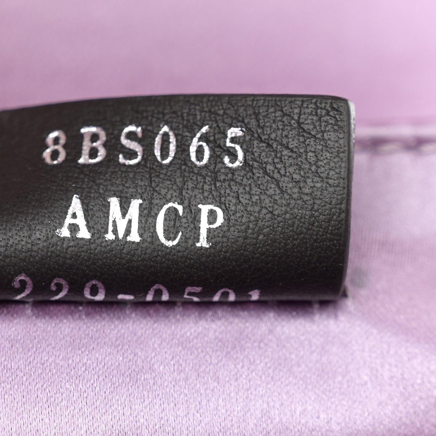 Silk Satin Mini Cookie Hobo Bag Lilla