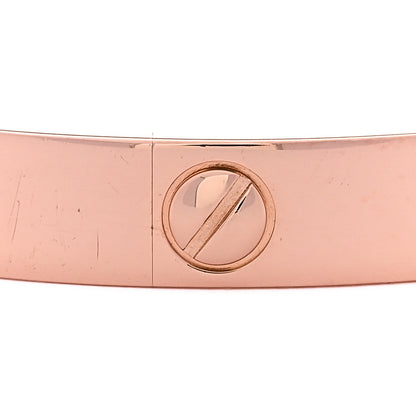 Cartier 18K Pink Gold LOVE Bracelet 16 3 of 6