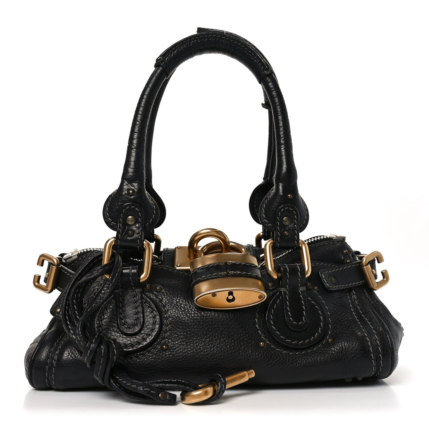 Calfskin Small Paddington Black
