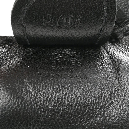 Hermes Milo Lambskin Grigri Rodeo Horse Bag Charm PM So Black 3 of 4