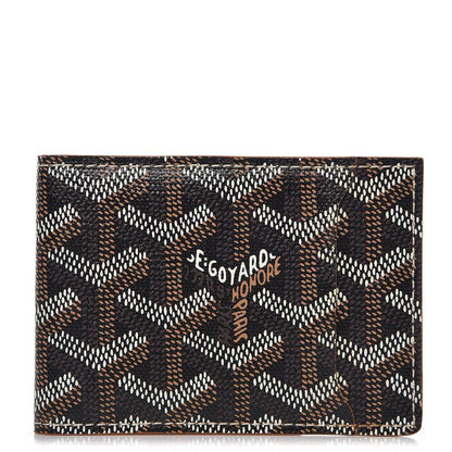 Goyard Goyardine Multi Slot Bi-Fold Wallet Black Gold 1 of 7