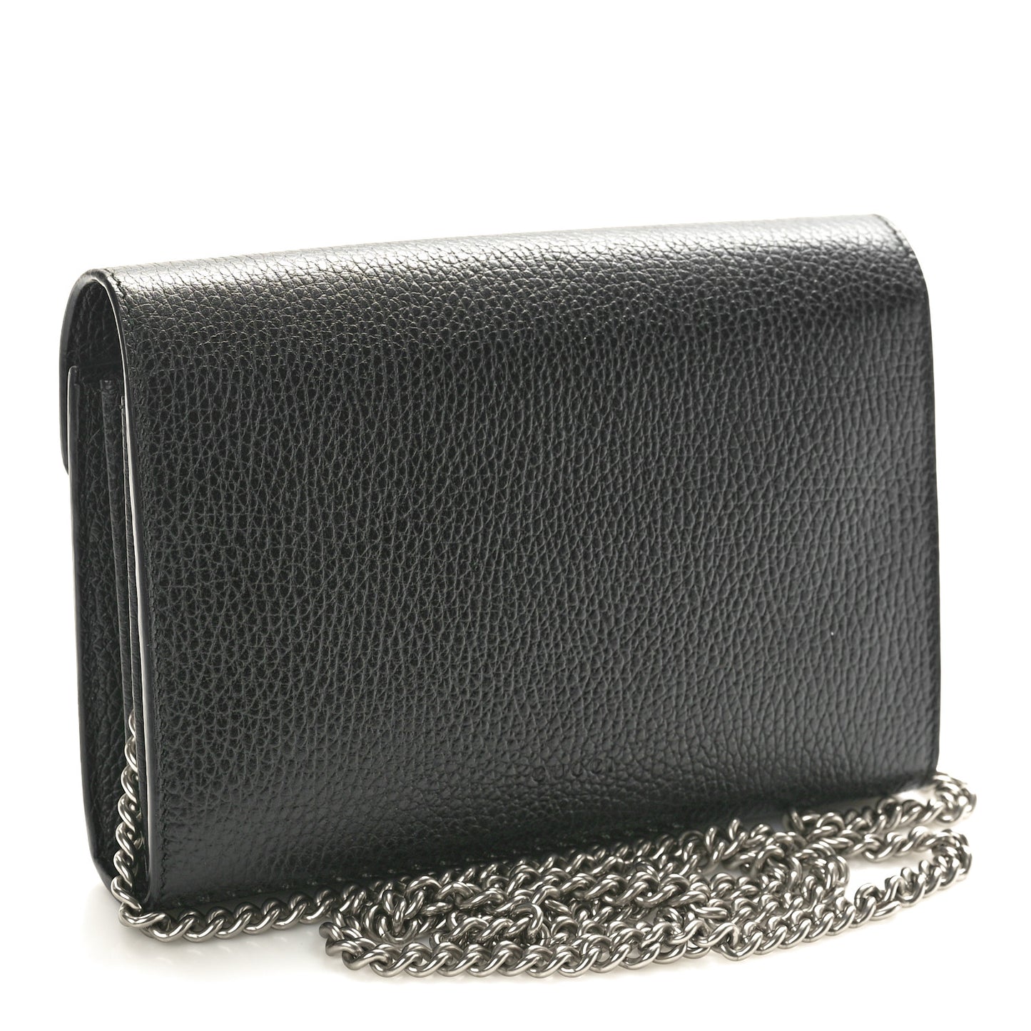 Calfskin Mini Dionysus Chain Wallet Black