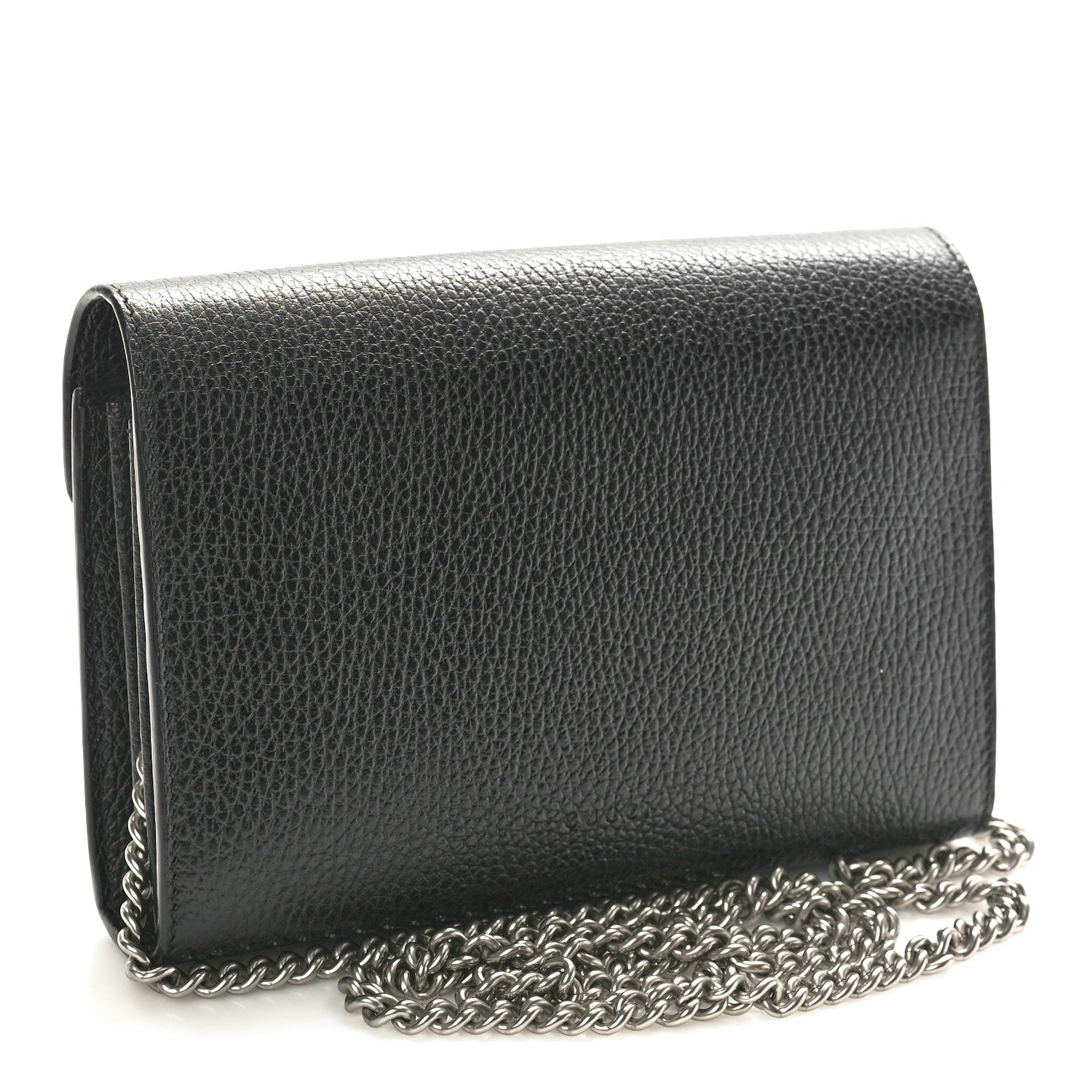 Gucci Calfskin Mini Dionysus Chain Wallet Black 2 of 10