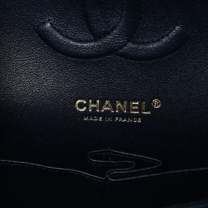 Chanel Caviar Quilted Medium Double Flap Navy 6 of 11