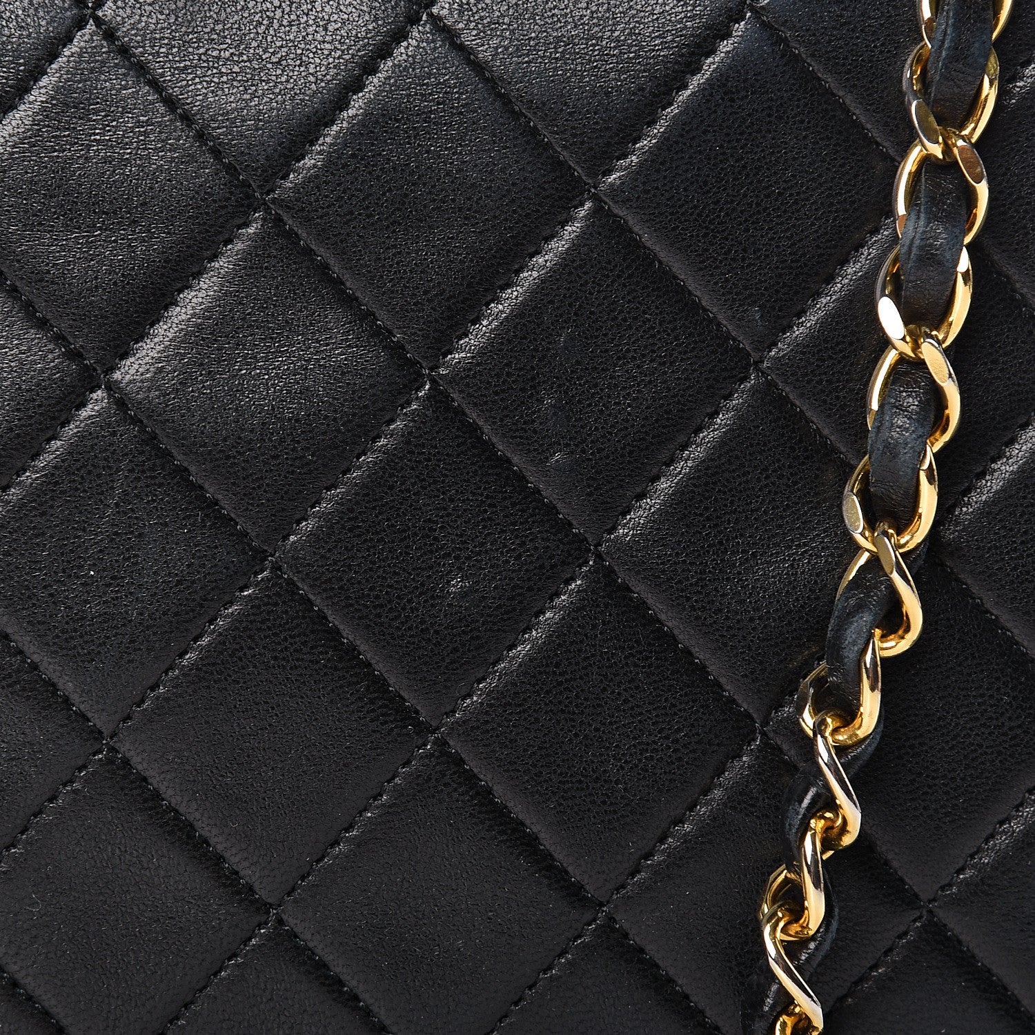 Chanel Lambskin Quilted Mini Square Flap Black 11 of 15