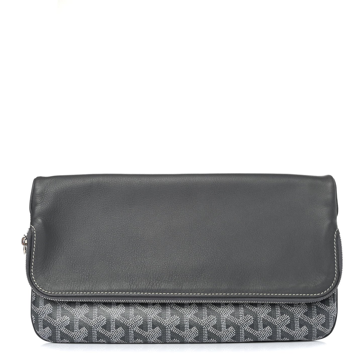 Goyardine Sainte Marie Soft Clutch Grey