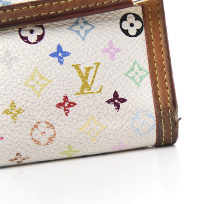 Louis Vuitton Monogram Multicolor Porte Tresor International Wallet White 9 of 10