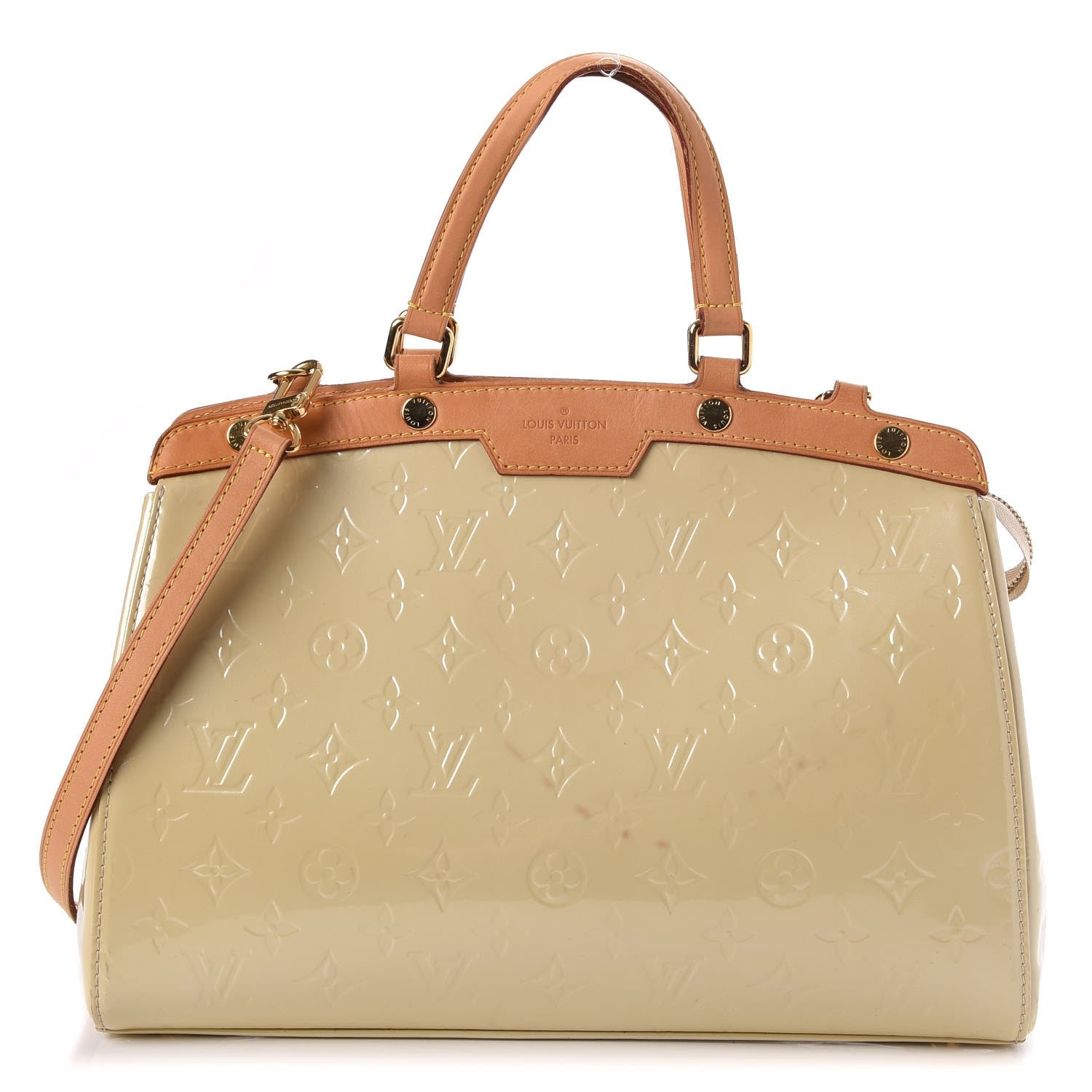 Louis Vuitton Vernis Brea MM Blanc Corail 1 of 11