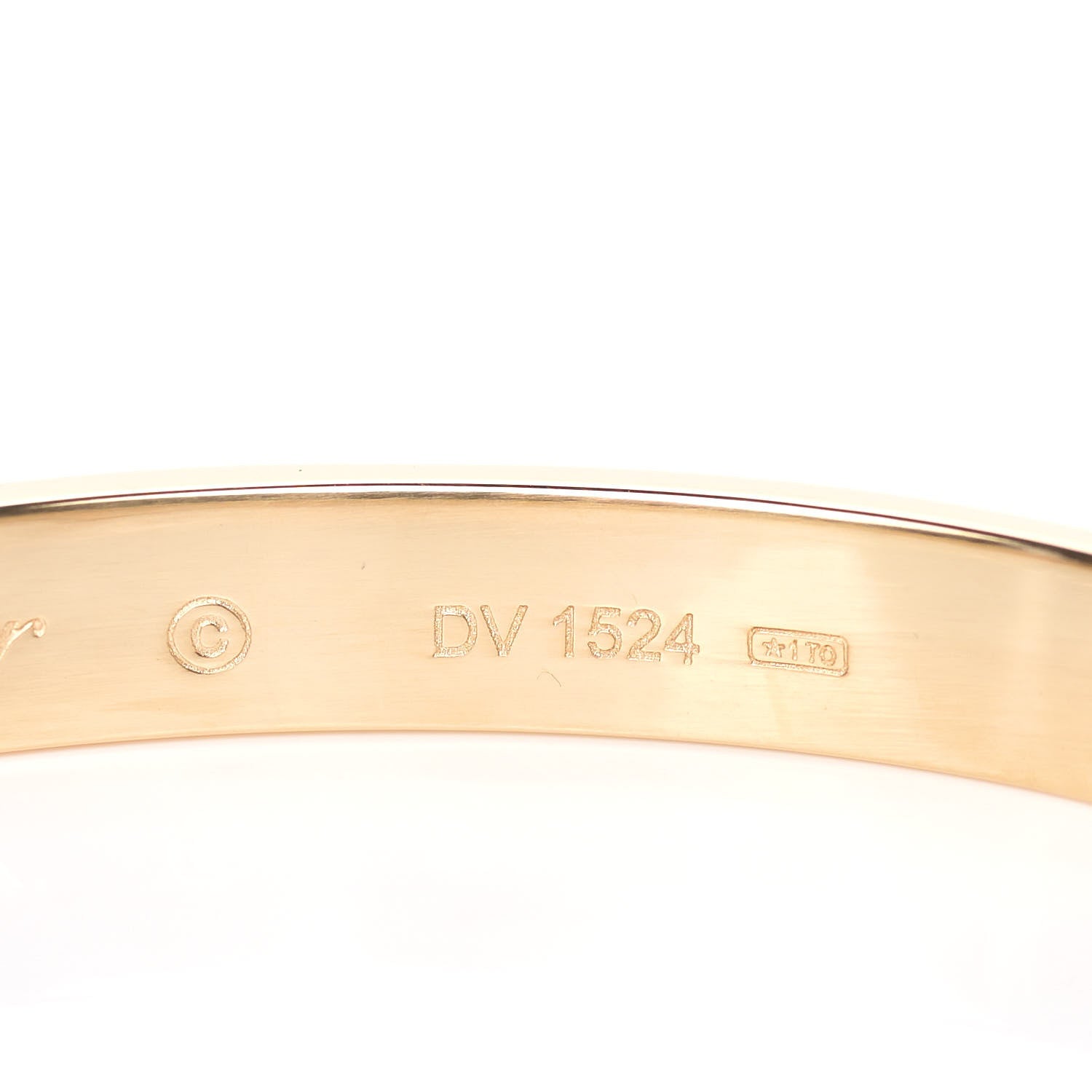 Cartier 18K Yellow Gold LOVE Bracelet 17 6 of 7