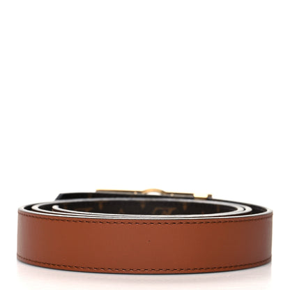 Louis Vuitton Monogram 25mm Dauphine Reversible Belt 90 36 Tan 2 of 5