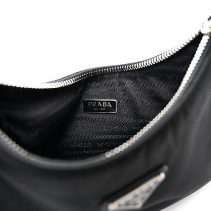 Prada Nylon Re-Edition 2005 Shoulder Bag Black 6 of 10