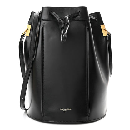 Saint Laurent Smooth Calfskin Medium Talitha Bucket Bag Black 1 of 9