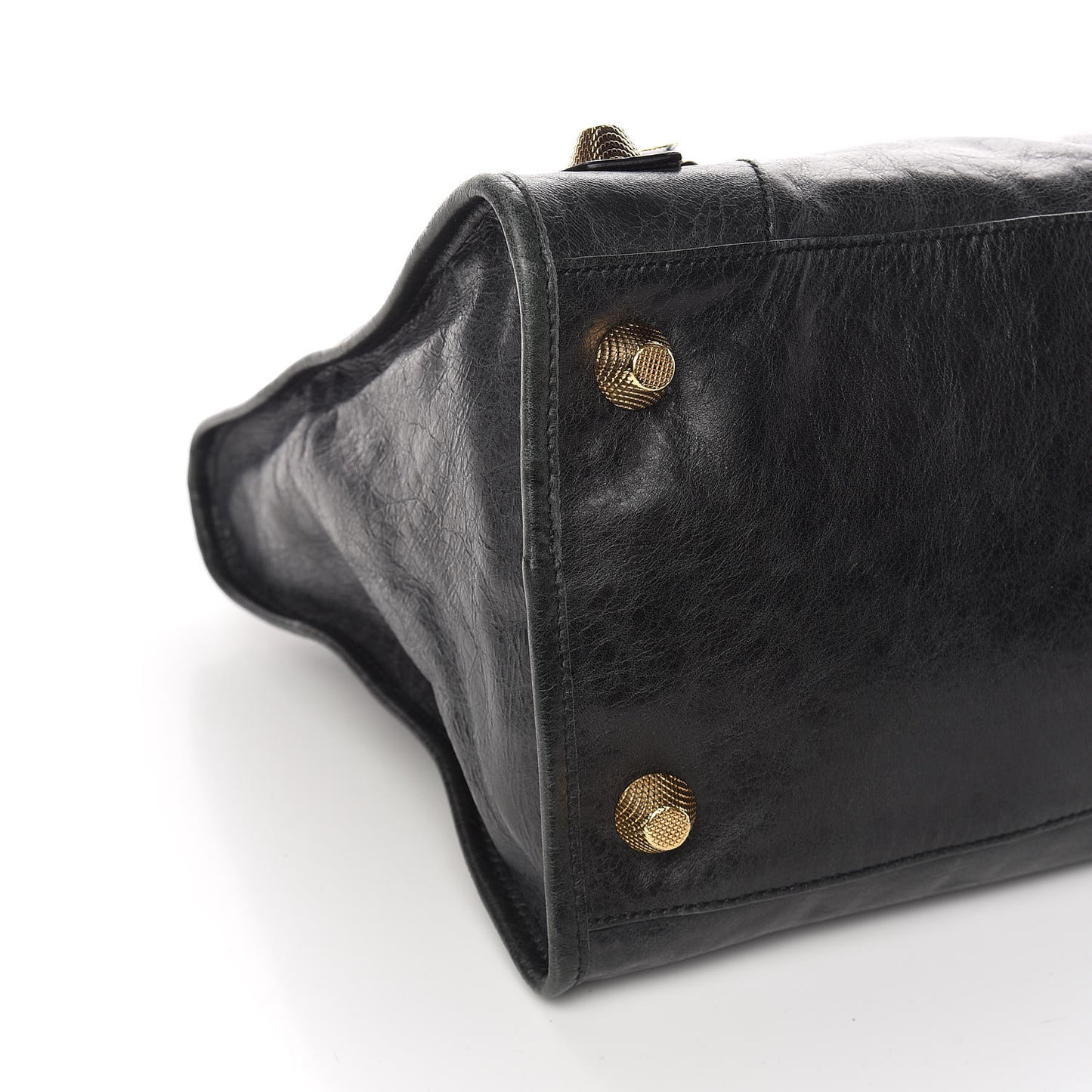 Agneau Giant 21 Gold Hardware Work Black